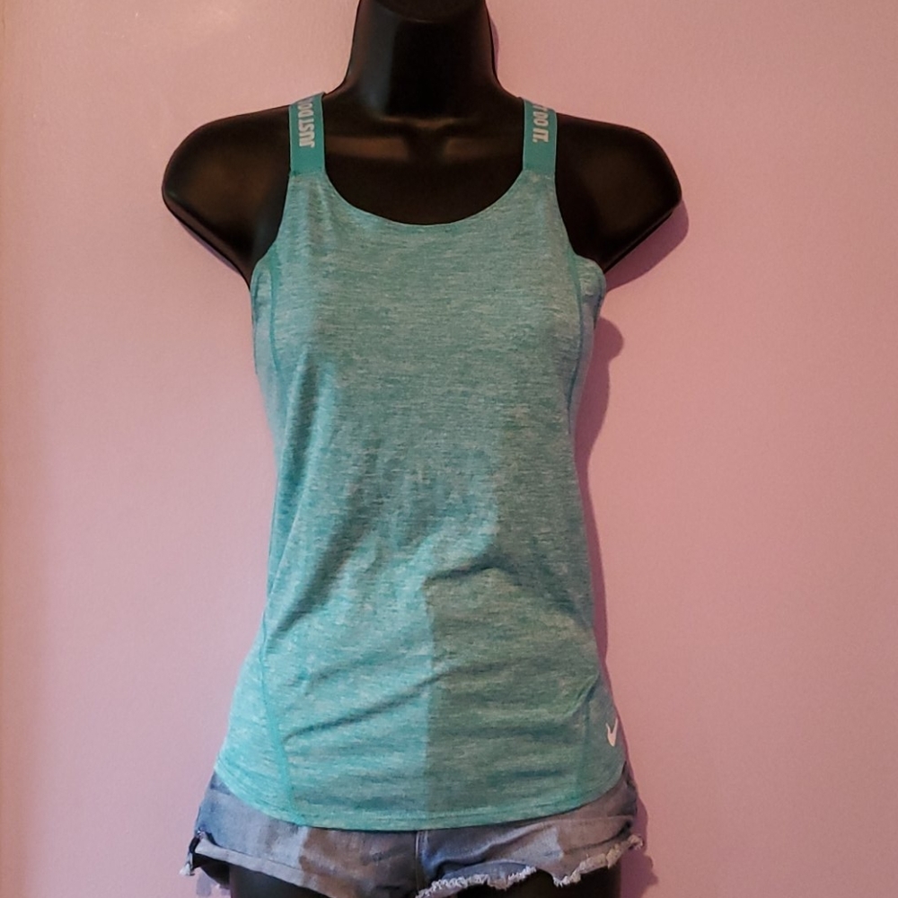 Nike dri-fit teal tank top